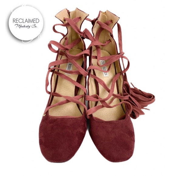 CAPE ROBBIN Lace Up High Heel Back Zipper - Picture 4 of 7